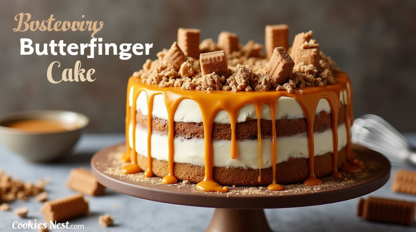 Butterfinger cake