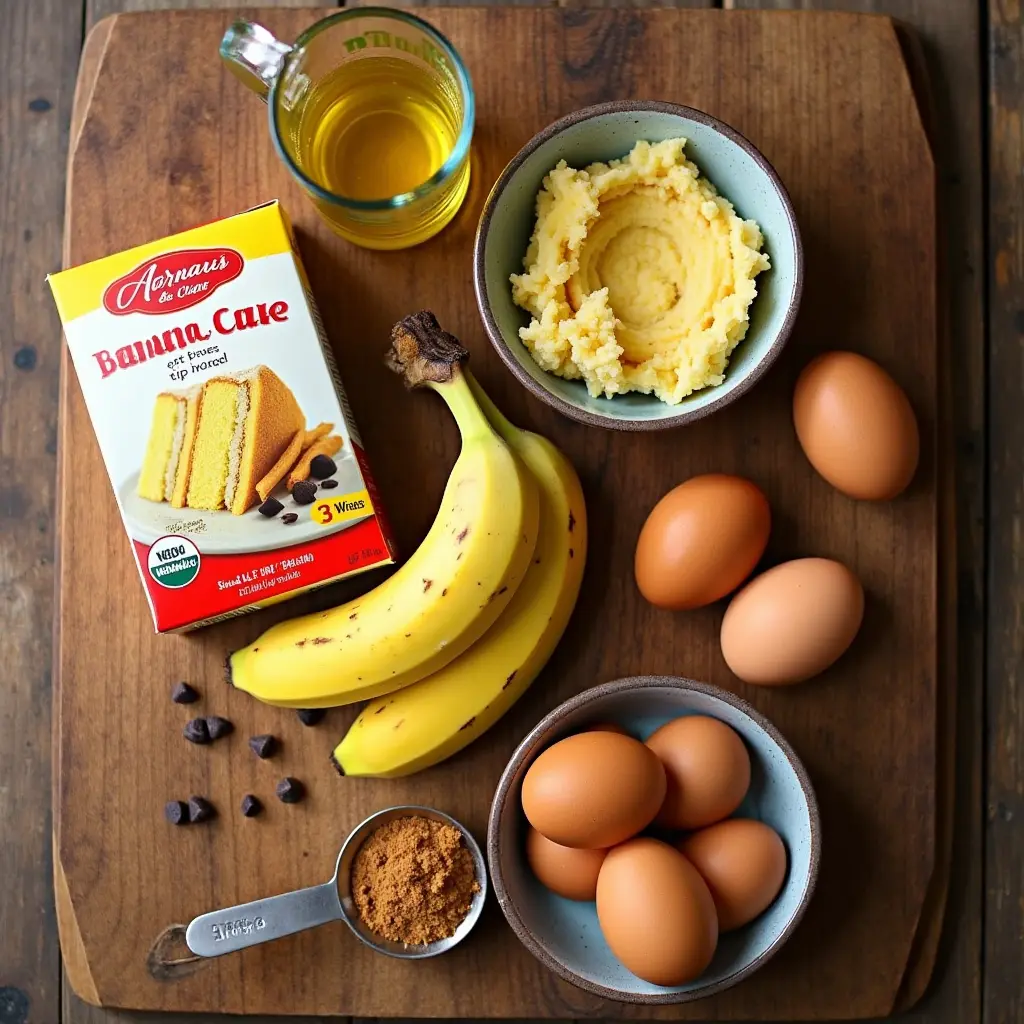 cake mix banana bread