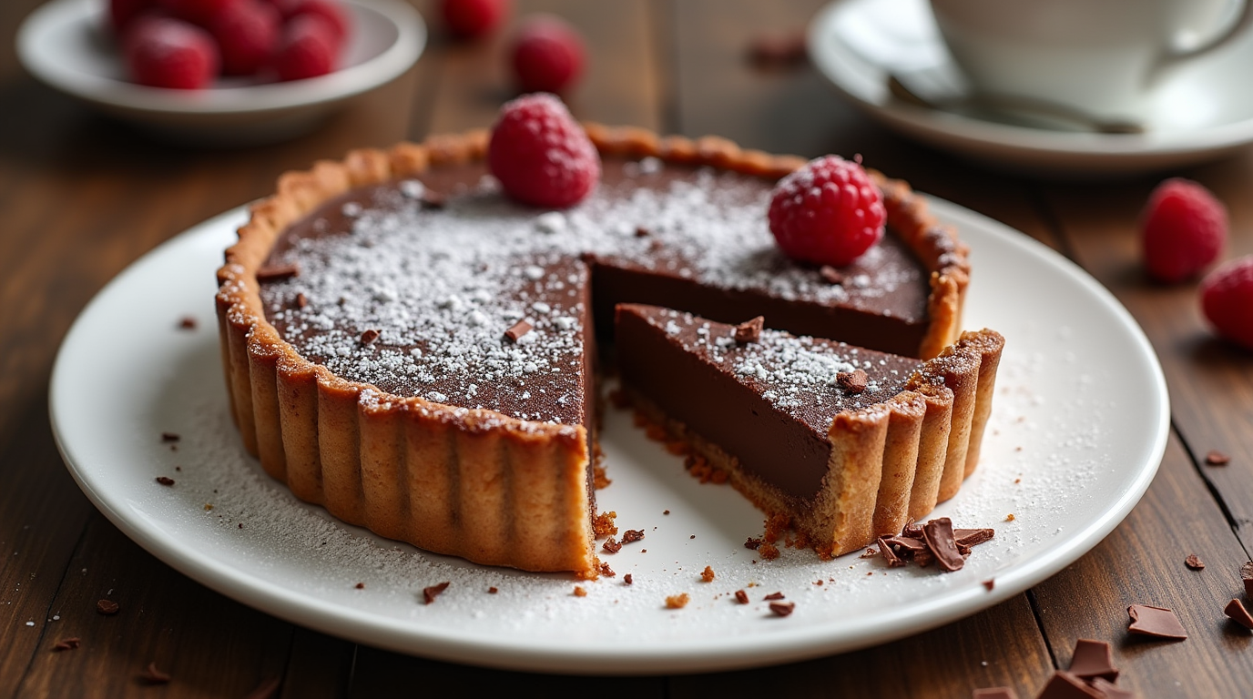 chocolate tart