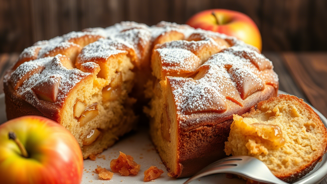 fresh apple cake