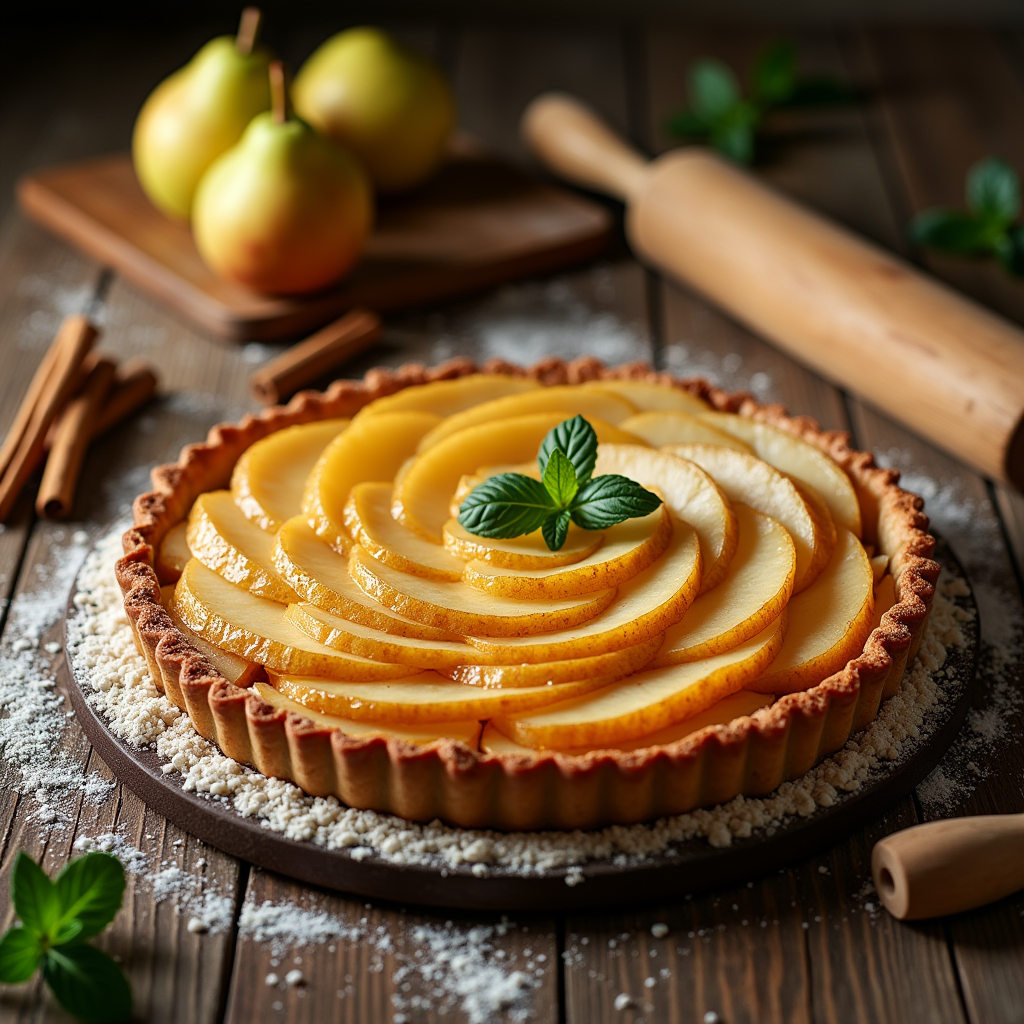 pear tart